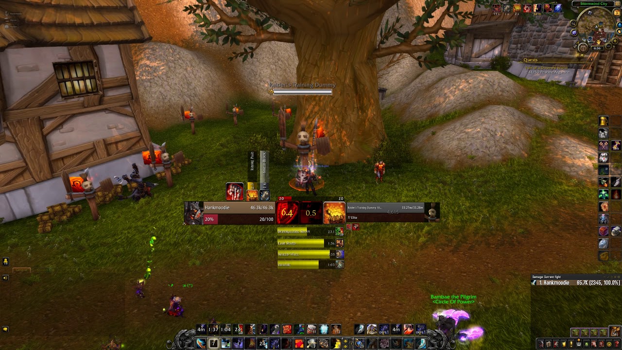 BFA Warrior Weak Auras Interface Setup