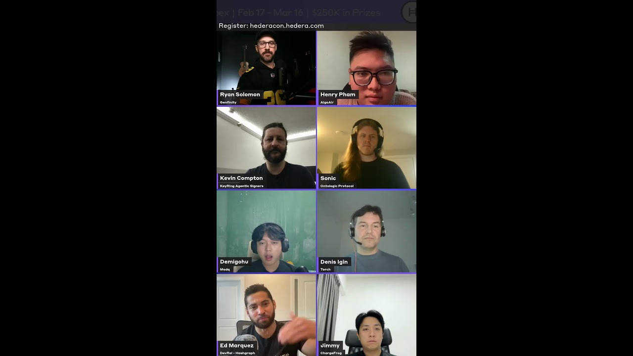 Hedera Ascension Hackathon Closing Ceremony 📱