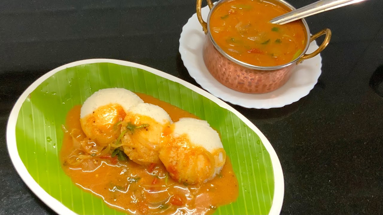 10 நிமிடத்தில் இட்லி தோசைக்கு குருமா ரெடி/tomato kurma /pottukadalaikurma /idly kurma recipe intamil