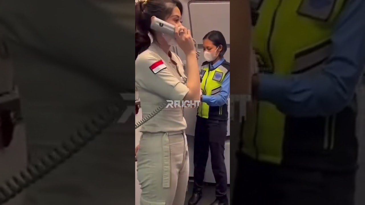 Intip Pramugari Super Air Jet Sebelum Boarding #shorts