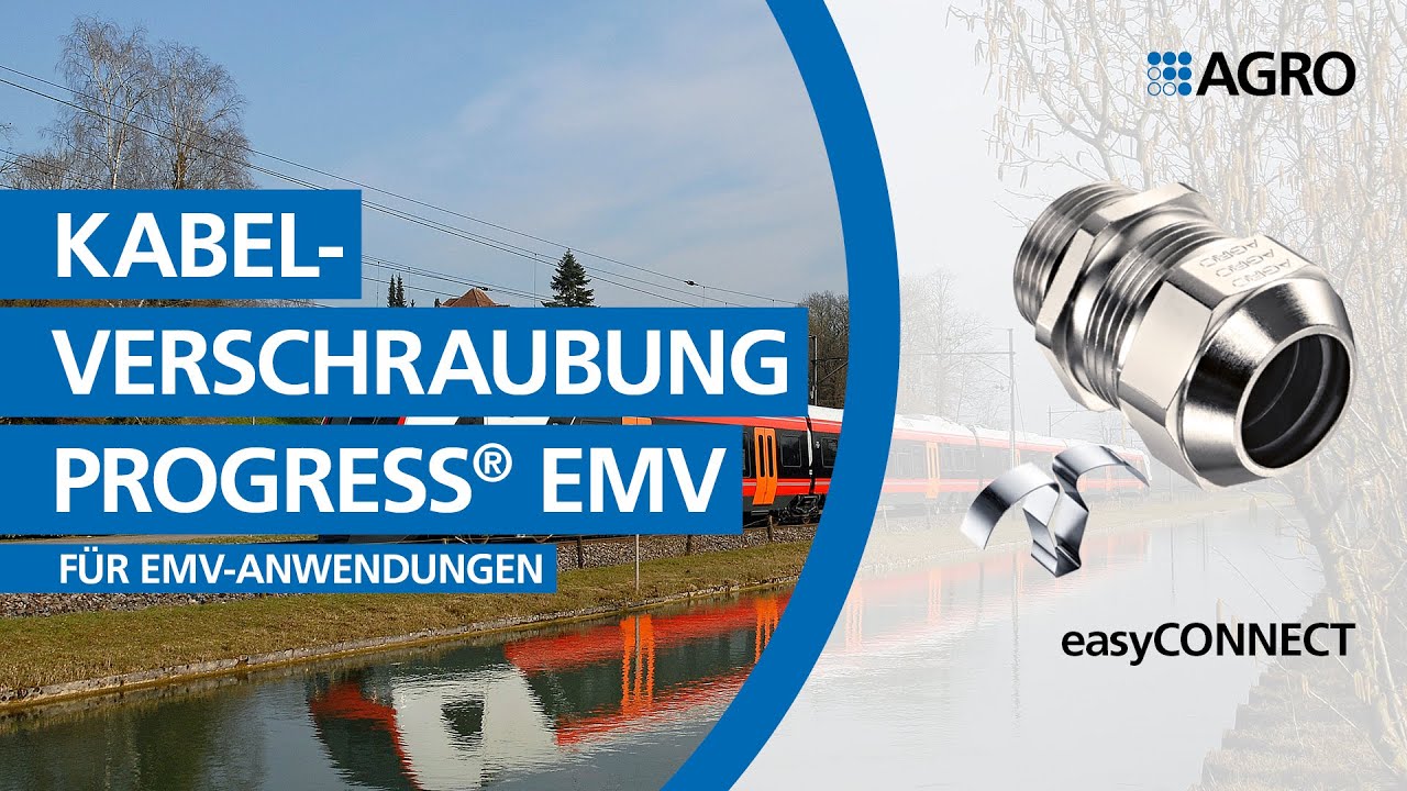 Kabelverschraubung Progress&reg; EMV easyCONNECT Messing