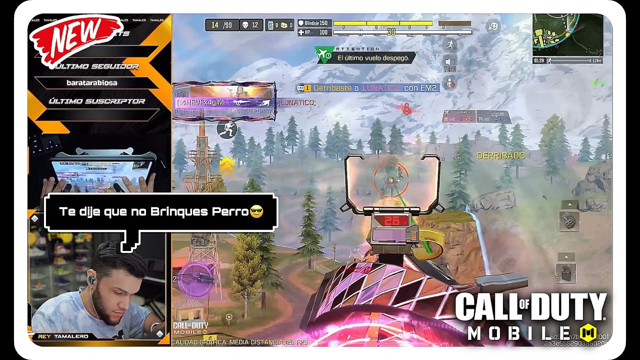 JOSE COVARRUBIAS TIENE BIEN DOMINADO el NINJA🥵SU PUNTERIA esta MUY ROTA🔥| CALL OF DUTY MOBILE |