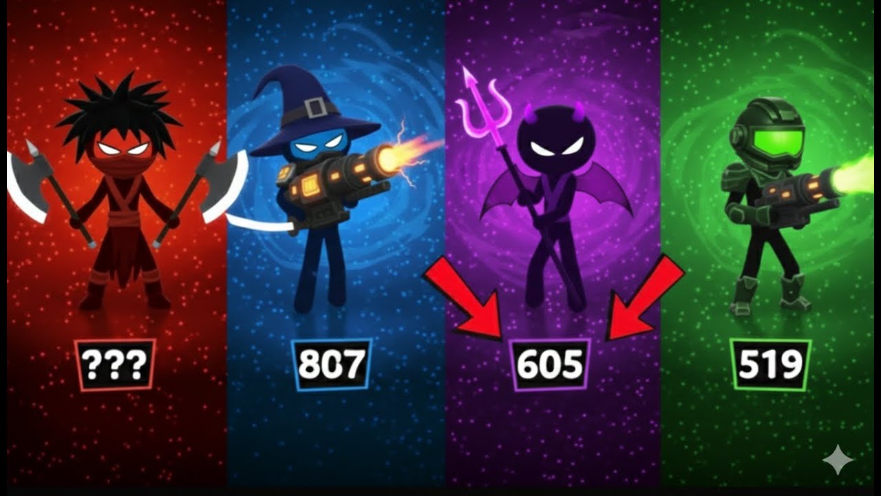 Stickman Party - Tournament Mode 123 4 Players Random - New Update MiniGames Gameplay