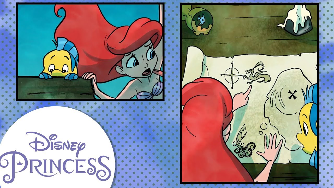 Disney Comics In Motion | Disney Princess | Ariel “Sunken Treasure”
