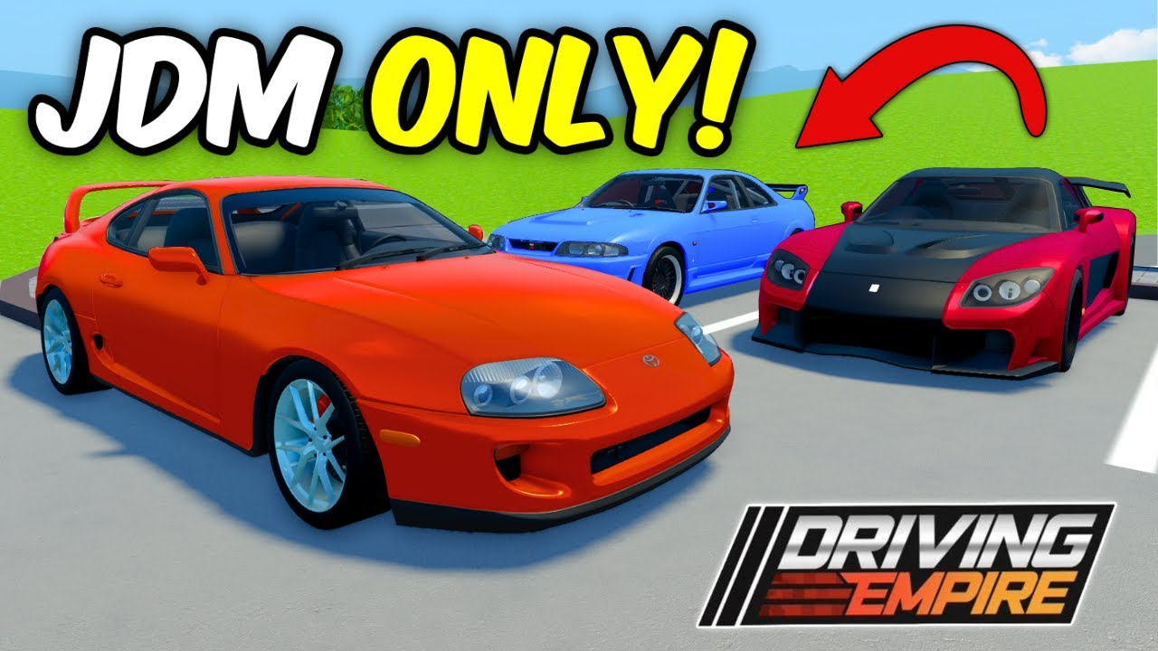 Driving Empire, But You Can ONLY Use JDM Cars…