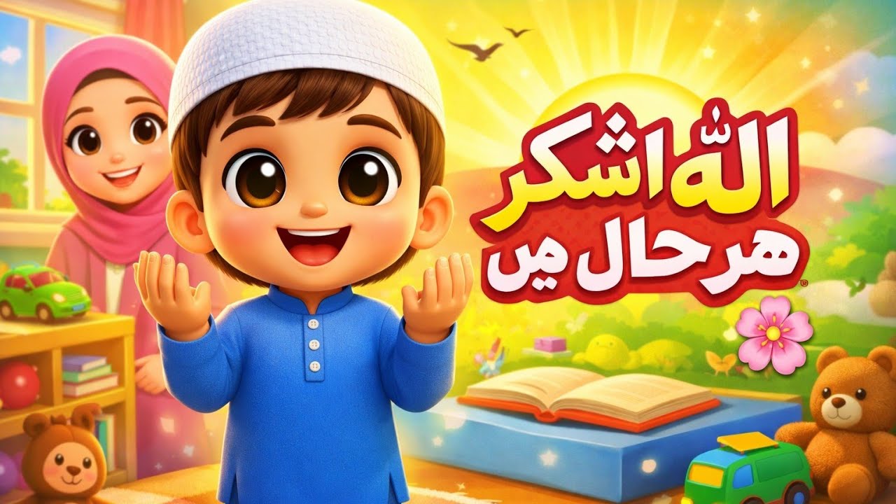 Allah Ka Shukar Har Haal Mein 🌸 | Islamic Cartoon for Kids | Cartoon world kids
