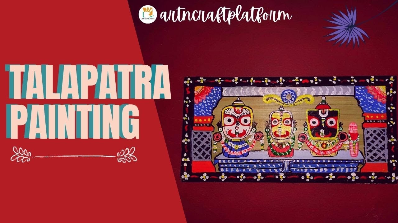 TALAPATRA PAINTING | OLD TRADITIONAL ARTWORK OF ODISHA.        #traditionalart #odishaart #jagarnath