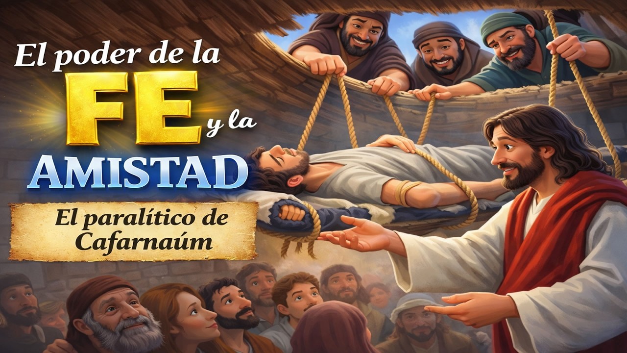 El poder de la FE y la AMISTAD: El paralítico de Cafarnaúm 🙌