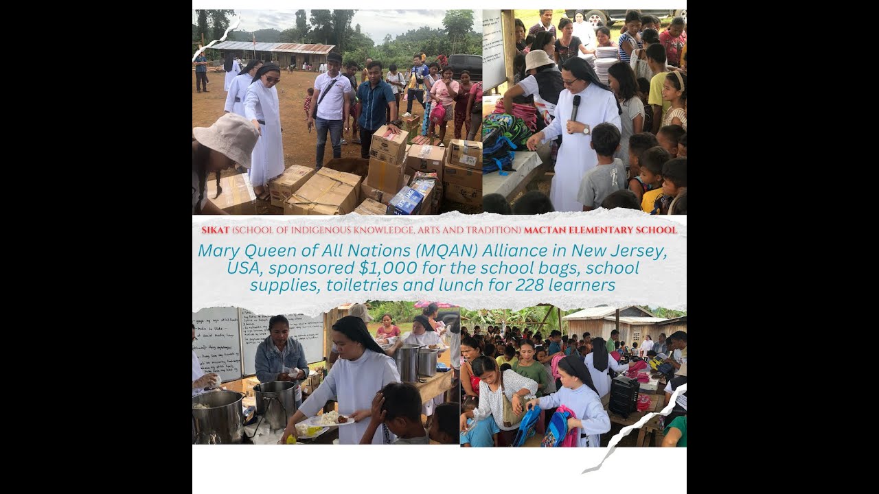 Mary Queen of All Nations Dominican Sisters Iloilo Philippines Gift Giving & Lunches 14 January 2026