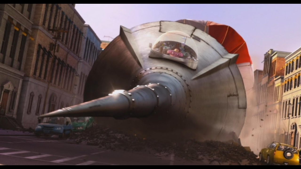 Despicable Me - rocket landing