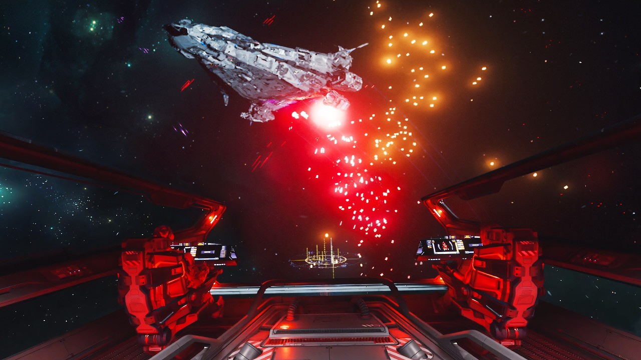 BIG BATTLE of CAPITAL SHIPS on STAR CITIZEN (ENSUB)