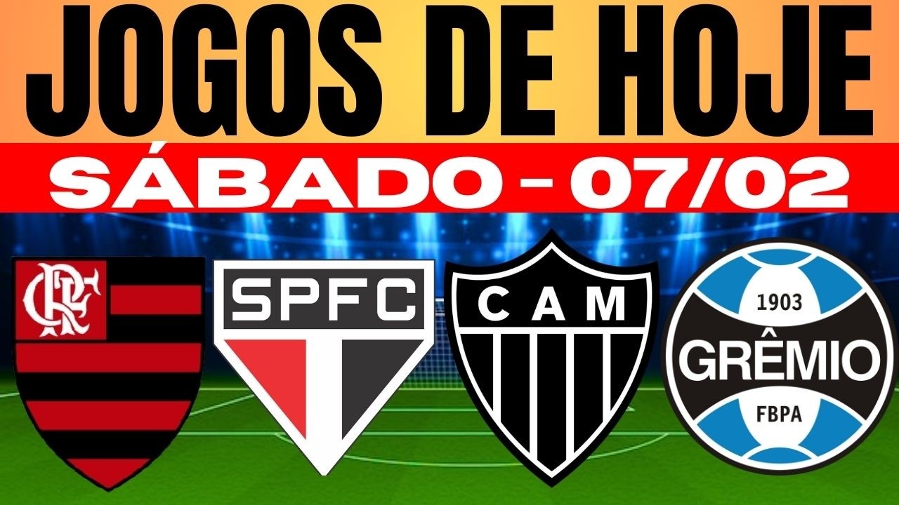 💥IMPERD&Iacute;VEL!!! CONFIRA AQUI OS CAMPEONATOS ESTADUAIS NOS JOGOS DE HOJE S&Aacute;BADO 07/02/2026