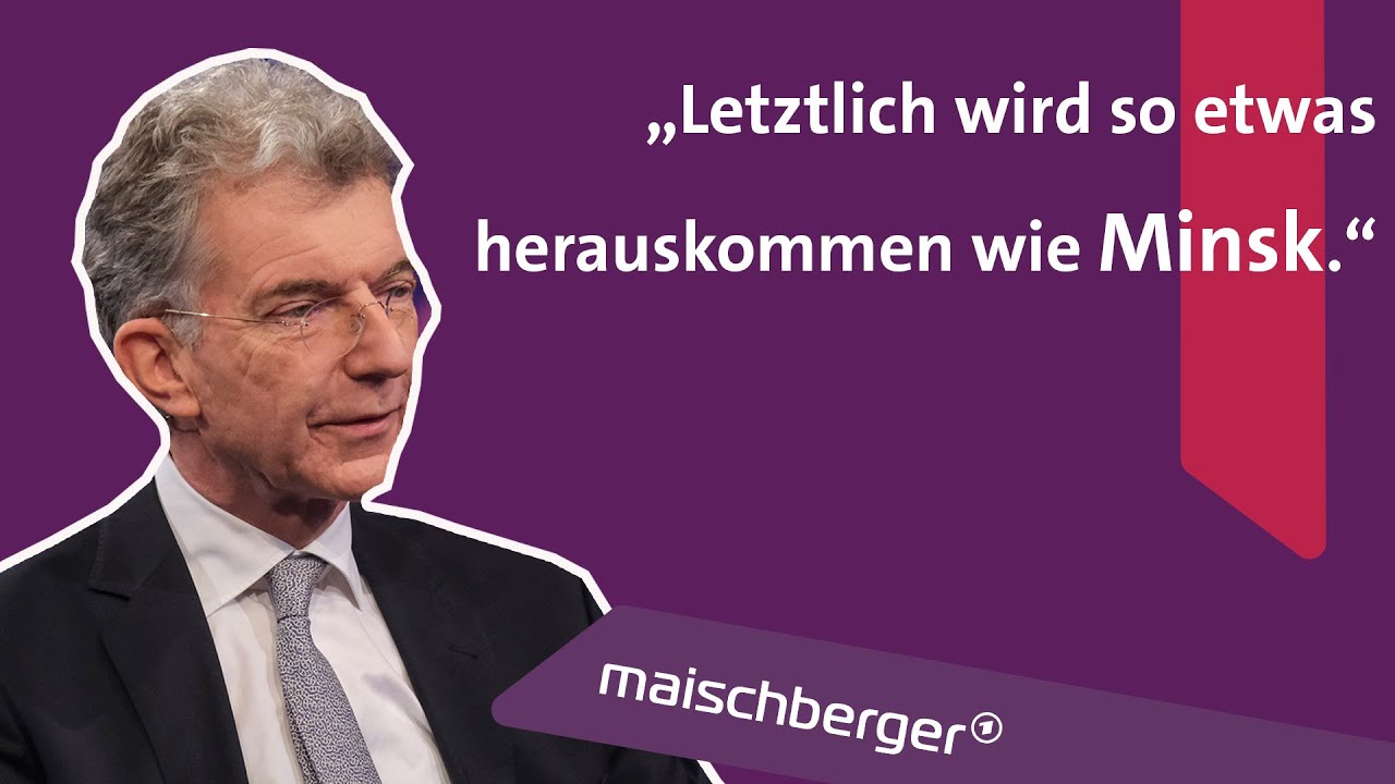 „Wir müssen um einen großen Krieg herumkommen“ – Christoph Heusgen im Gespräch | maischberger