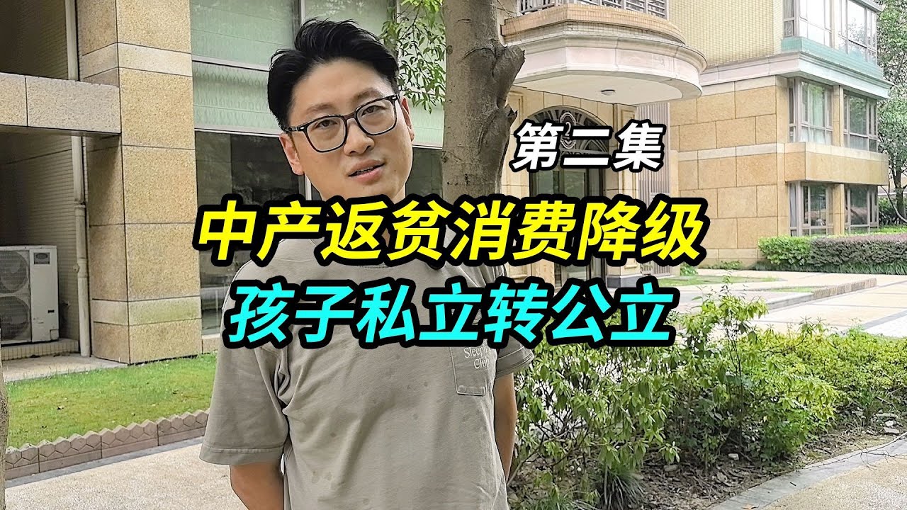 中产返贫消费降级，孩子私立转公立，辞掉阿姨物业费也交不起