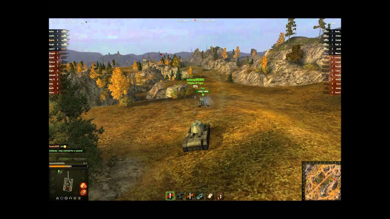World Of Tanks: Kv-3 Gameplay