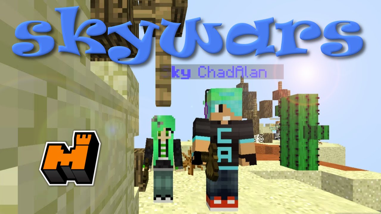 Minecraft | Skywars on Mineplex | SallyGreenGamer | Gamer Chad