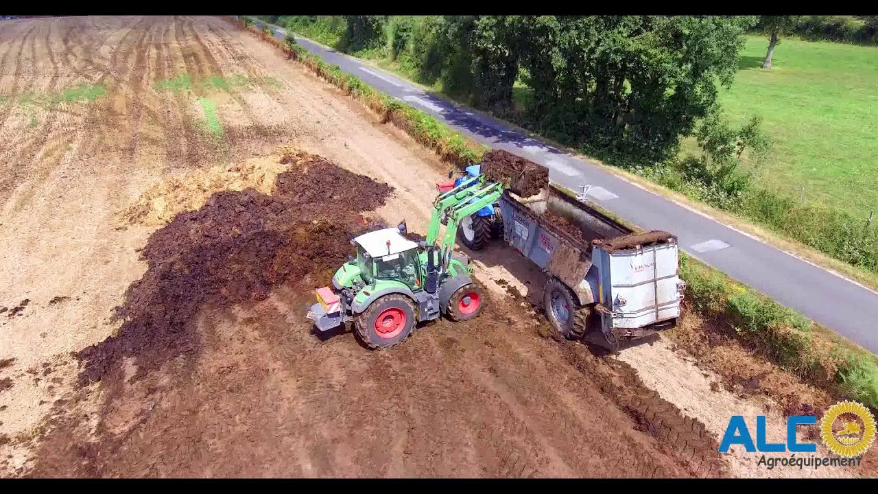 Fumier 2018 I Doublé New Holland & épandeur Pichon +  chargeur Fendt 720 I ETA Provost Lairie
