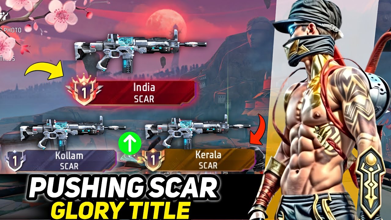 PUSHING SCAR WEAPON GLORY TITLE 📈 OHI ARMY 🪖