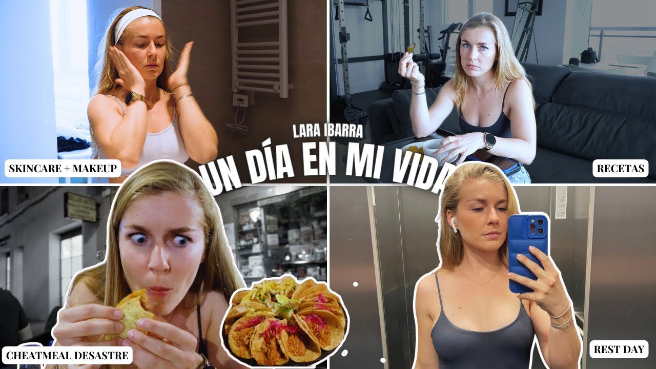 Pasa un DÍA CONMIGO ✨ mi RUTINA rest day, mi OBJETIVO estético y CHEAT MEAL *desastroso* 🥴