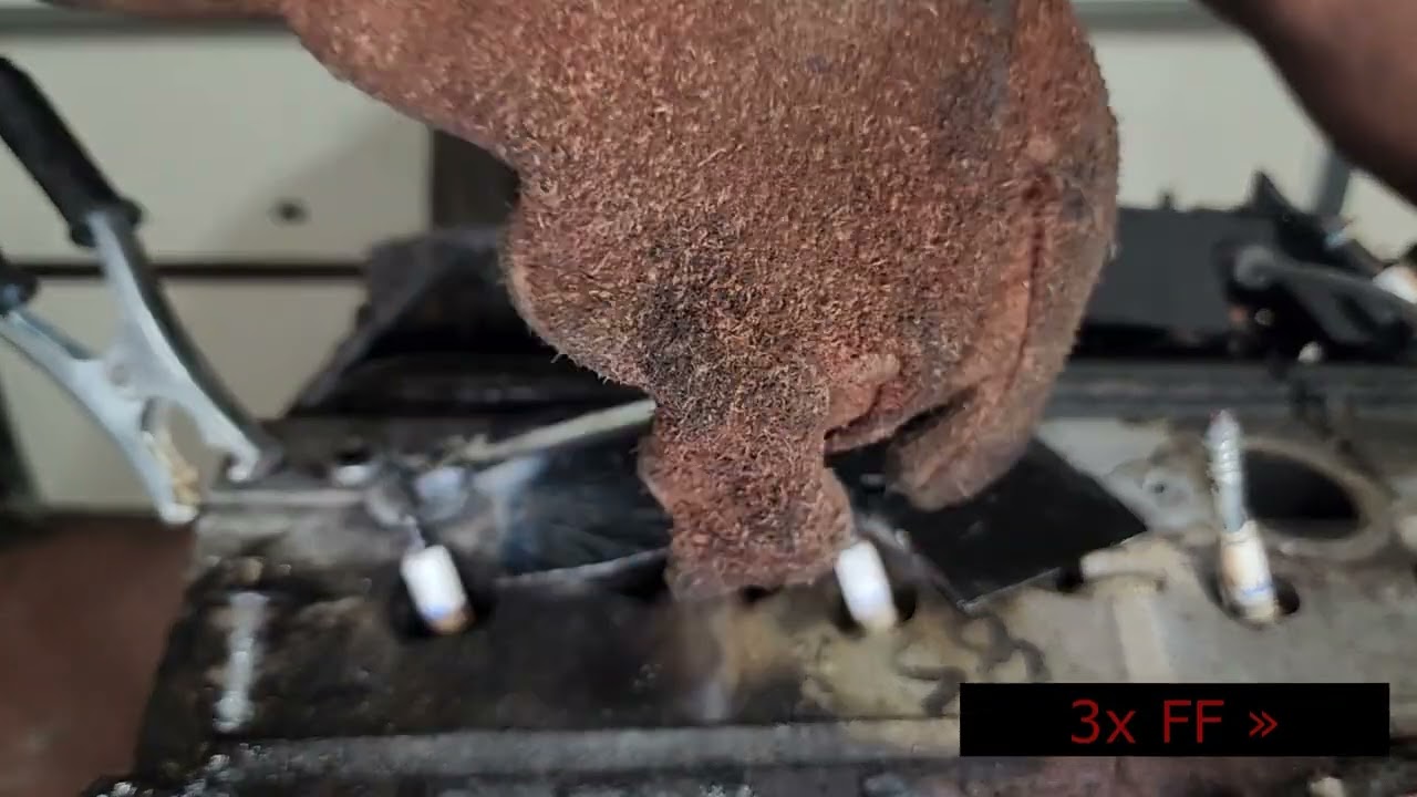 How to remove broken exhaust studs on any LS engine for $3 & a Harbor Freight welder! Ep.4