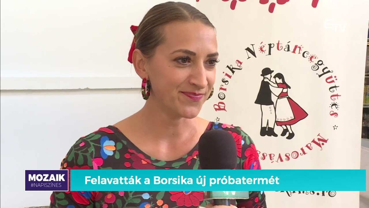 Felavatták a Borsika új próbatermét – Mozaik