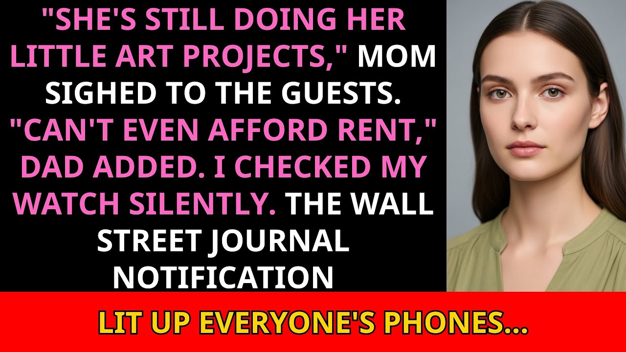 Mom Mocked My 'Art Projects' at Dinner - Next Morning WSJ Revealed My $900M Company