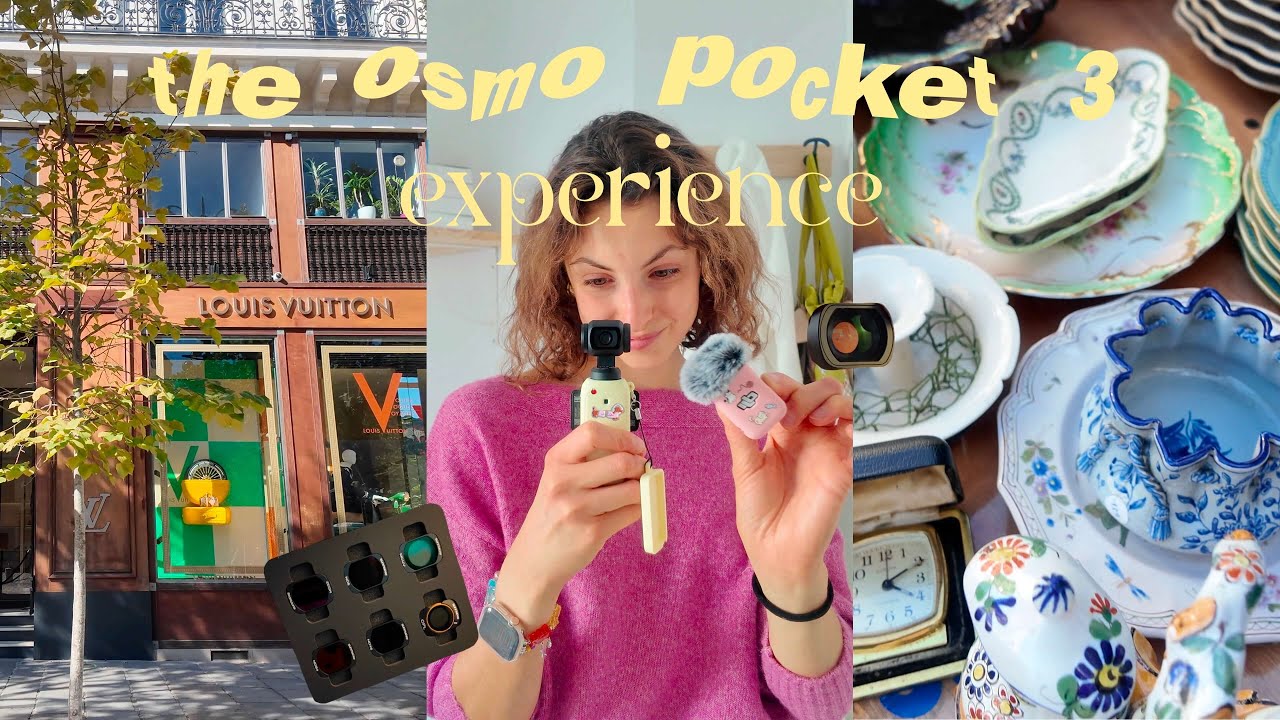 Распаковка DJI Osmo Pocket 3 и милые аксессуары 🫀 Видеоблог о тестировании комплекта Creator Combo