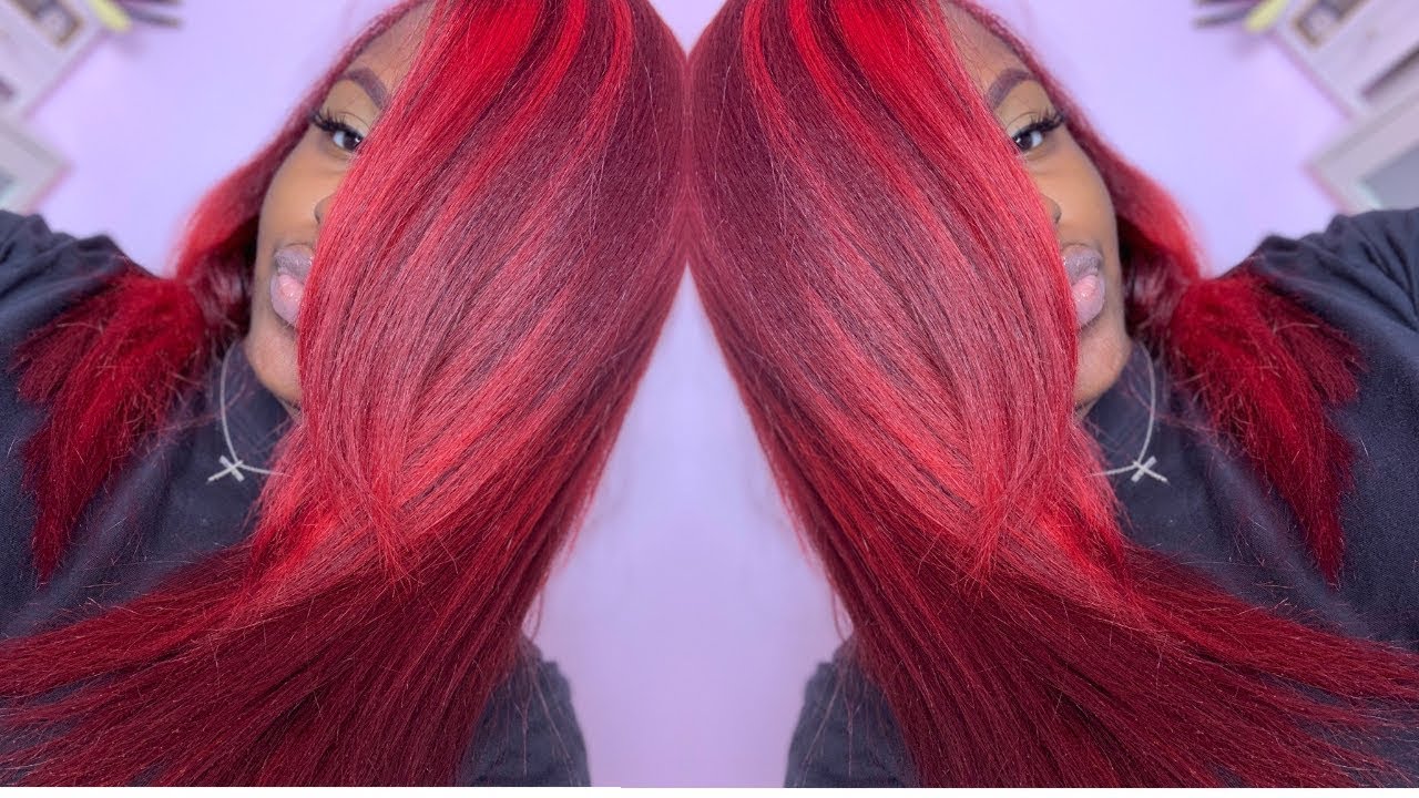 HOW TO DYE YOUR HAIR RED USING L'OREAL HICOLOR MAGENTA + RED | NO BLEACH !!