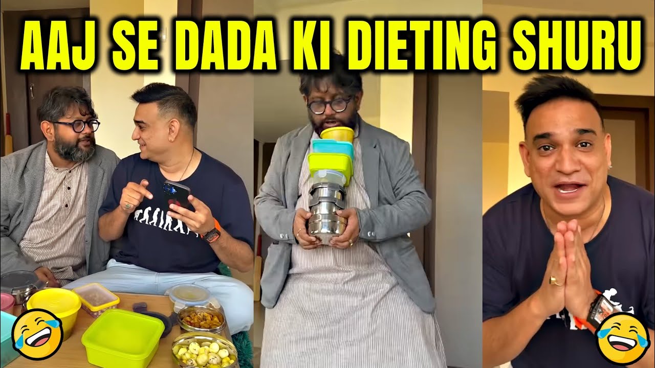 Aaj Se Dada Ka Dieting Shuru 🤣 | RJ Praveen | Funny Video | Comedy Video 