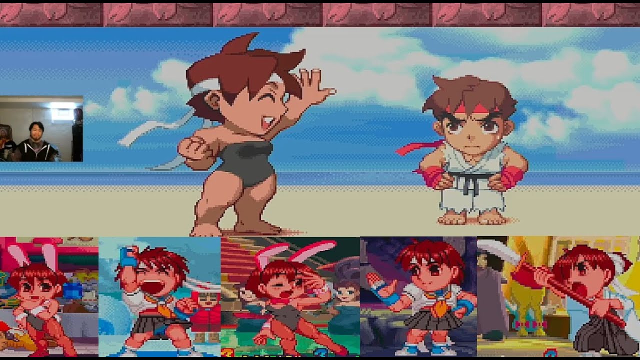 SAKURA SPENT HER SUMMER VACATION WITH RYU: POCKET FIGHTER