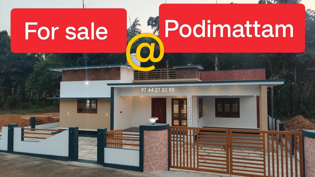 (738) Kanjirapally Podimattom | New house for sale | 9744278293
