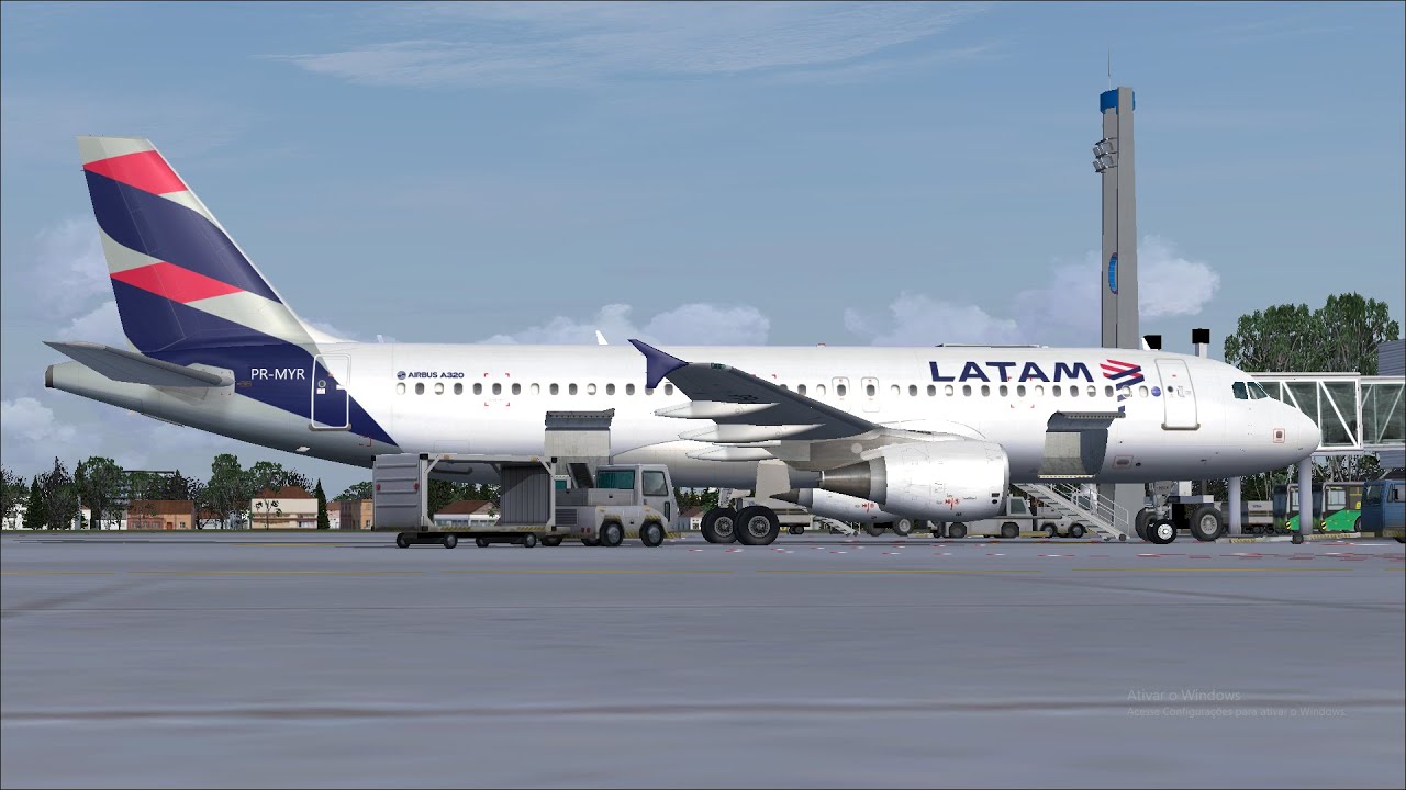 FSX - A320 Latam - Imperatriz (SBIZ) - Brasília (SBBR)