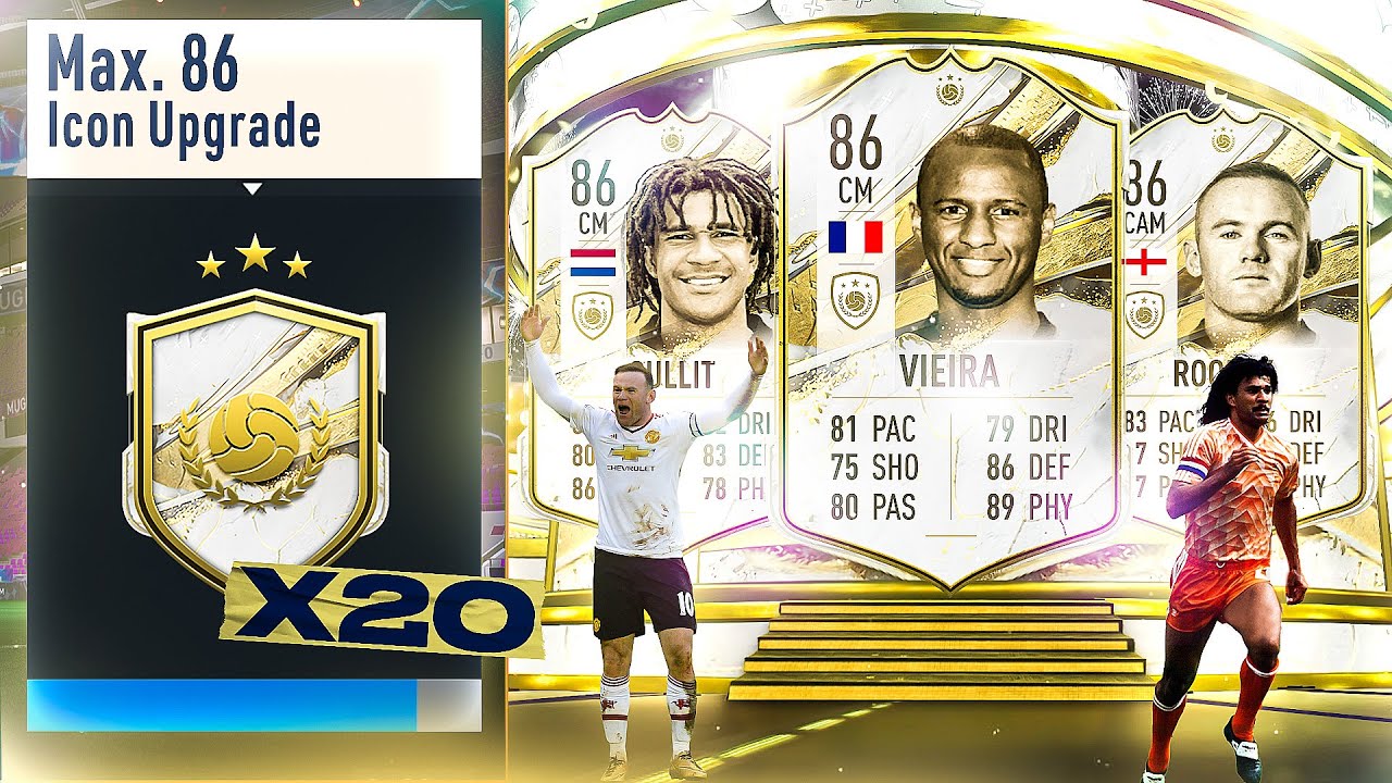 FIFA 23 20 x Guaranteed Base Icon Max 86 Upgrade Packs!