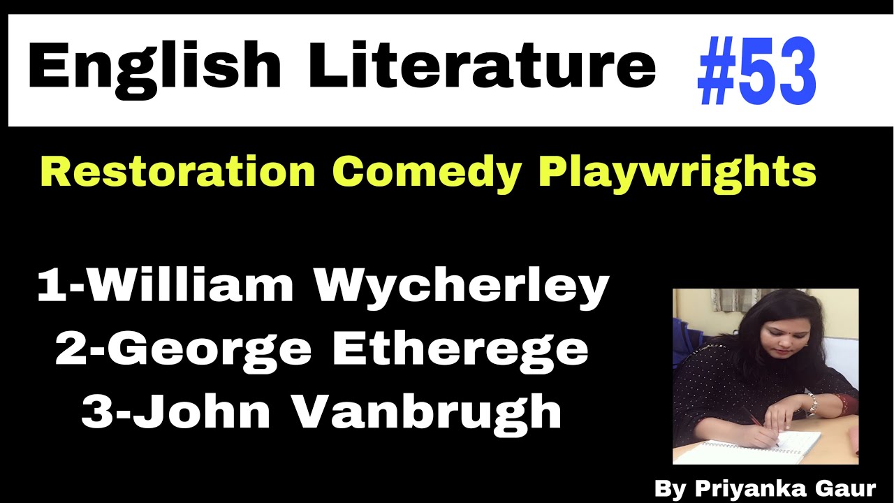 E:-53. William Wycherley,George Etherege,John Vanbrugh