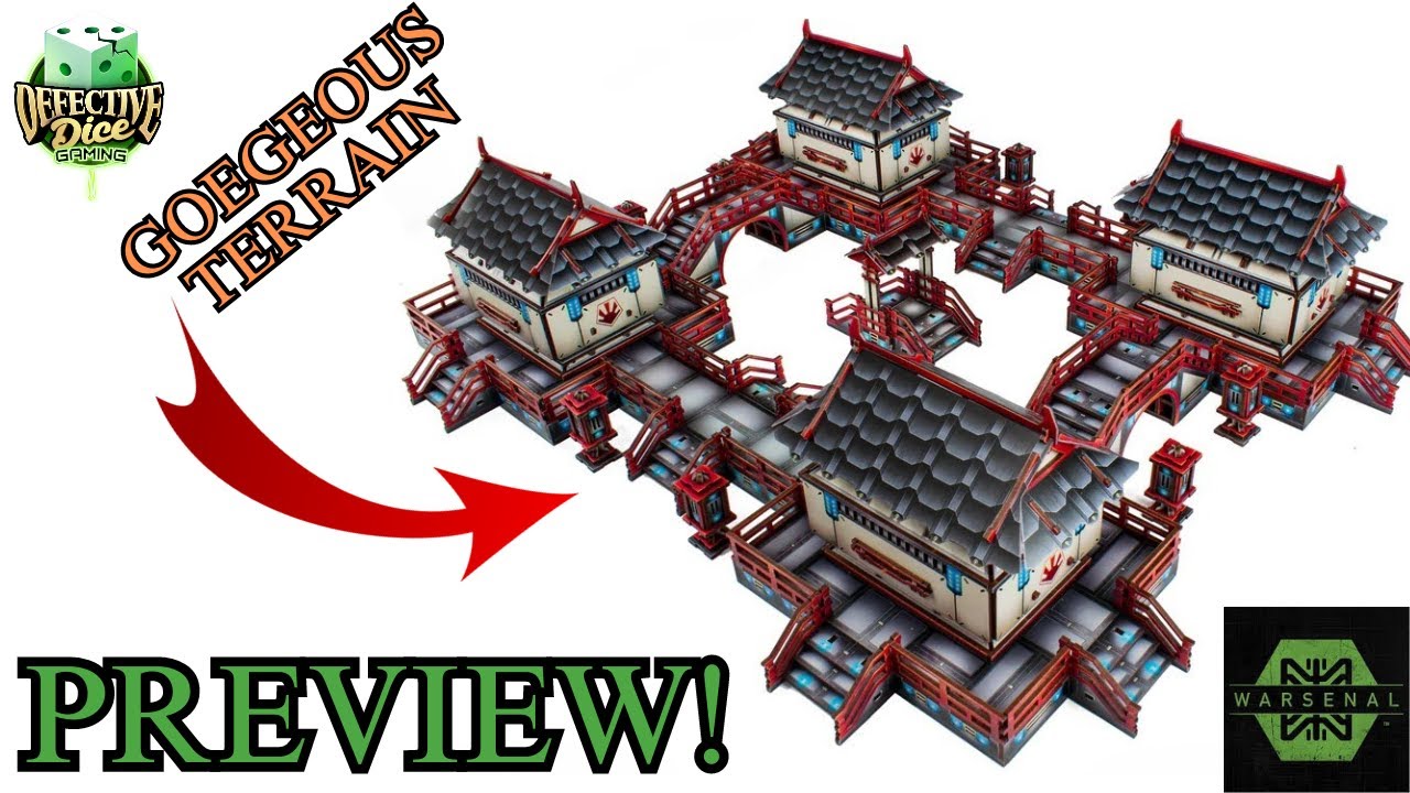 Warsenal Terrain Review and Colored Sunomata Preview!