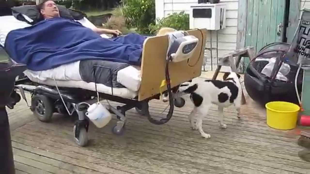 electric bed for tetraplegic drivable