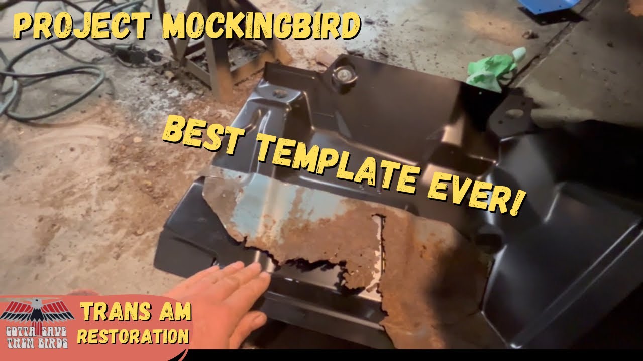 Rust damage repair Toe board and torque box replacement, 1969 TransAm mockingbird