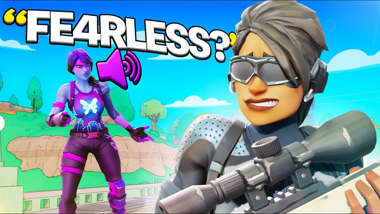 I Met Fe4rless In Fortnite Simpsons!!??