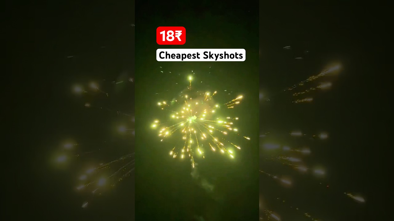 Top 3 Mini Cheapest Skyshot Testing 😮😱#shorts #testing #fireworks #trending