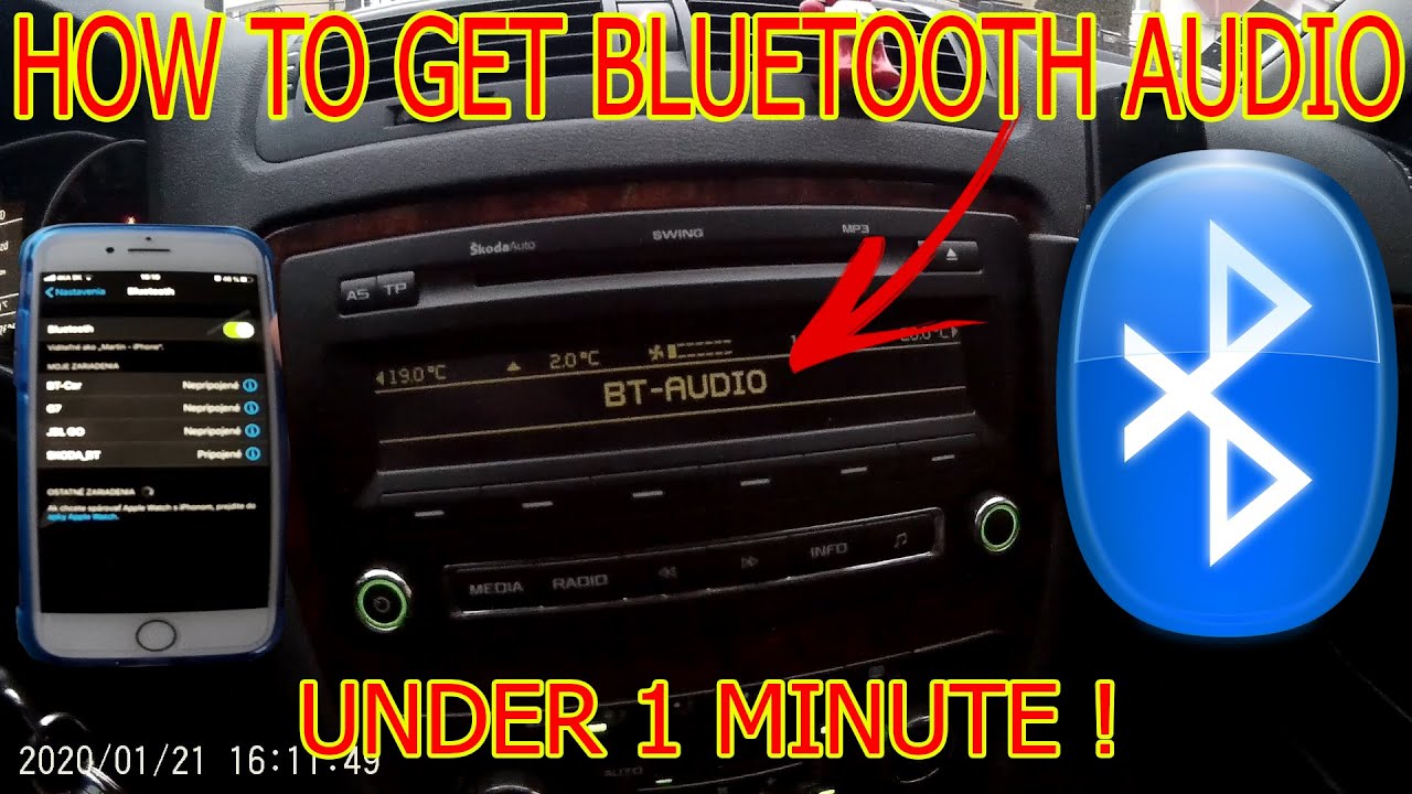 Radio SWING - How to get Bluetooth Audio (&Scaron;koda Octavia mk2)