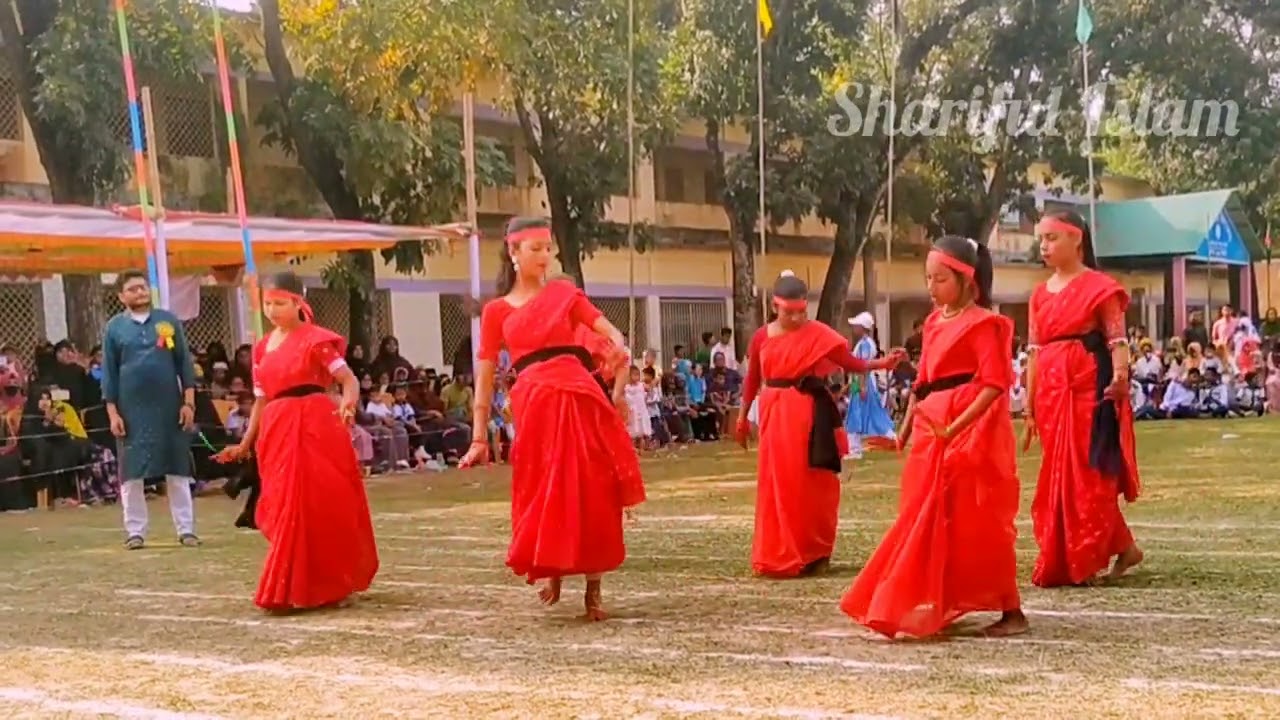 দেশটা তোমার বাপের নাকি গানের সাথে অসাধারণ নাচ। জ্ঞানদীপ মডেল স্কুল।