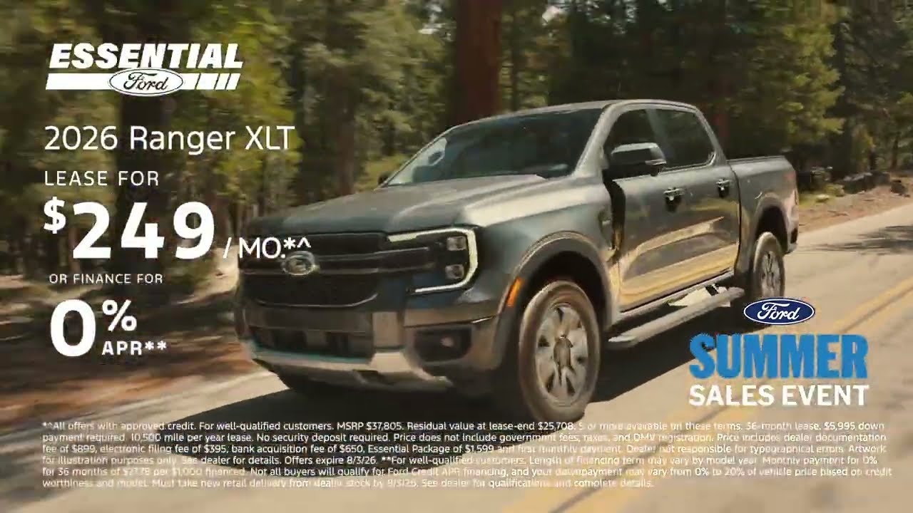 Essential Ford Summer Sales Event
