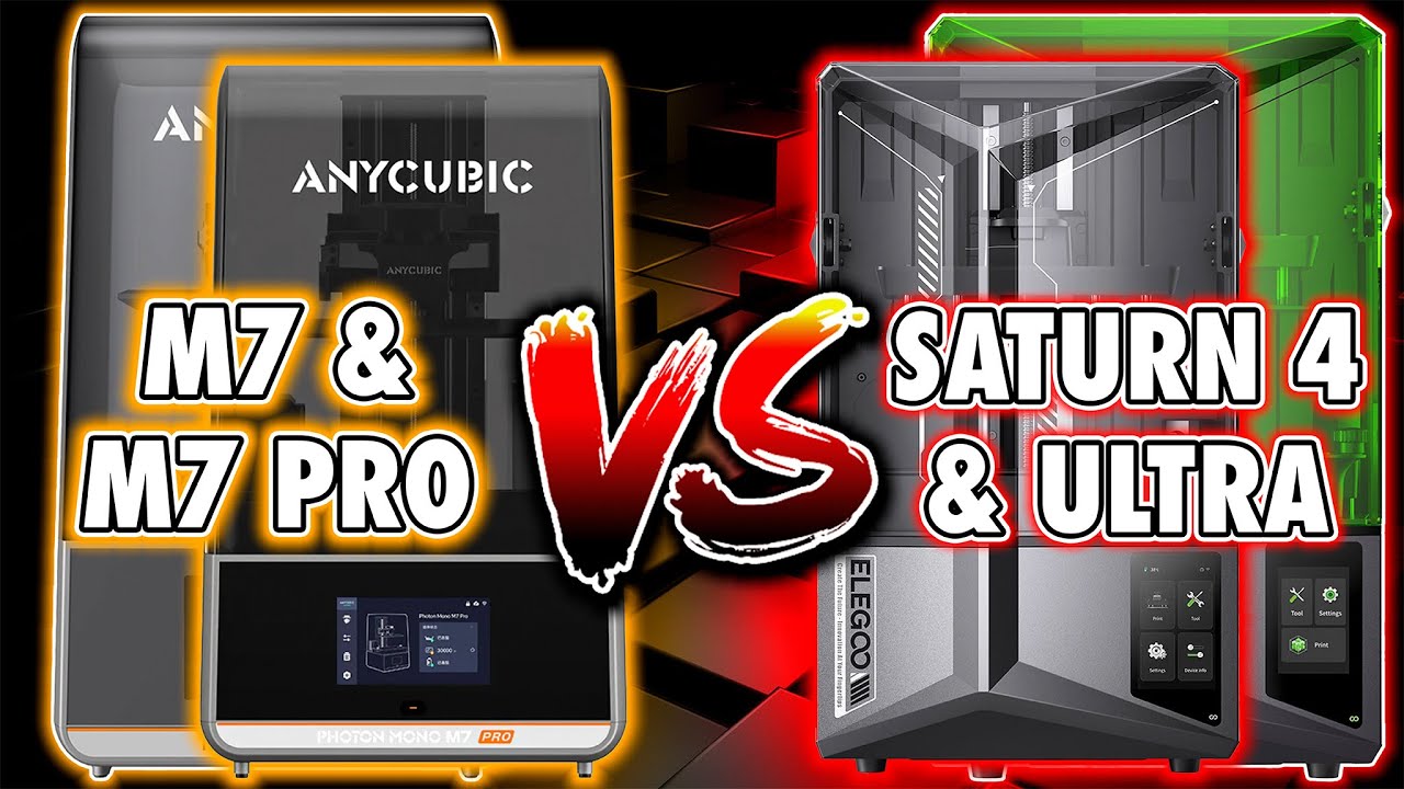 Anycubic M7 vs M7 Pro vs Saturn 4 vs Saturn 4 Ultra - Better Late then Never