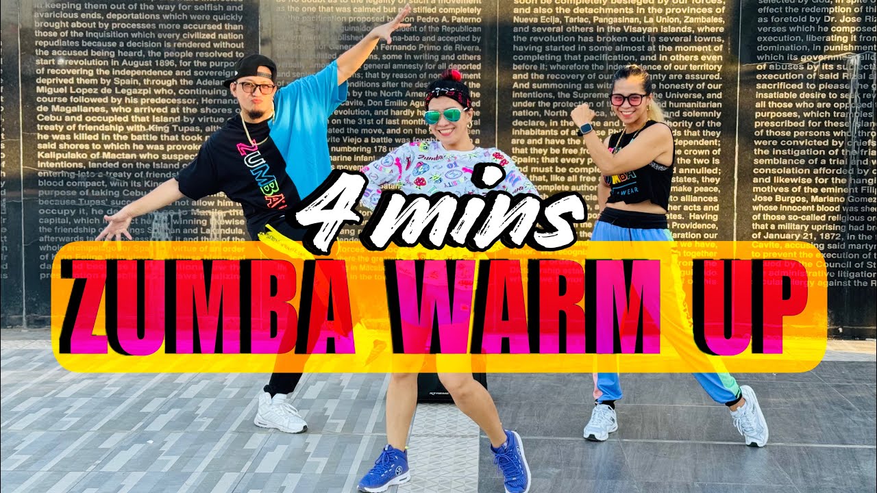 4 mins ZUMBA WARM UP ( Dj Jif Remix ) Dance workout l Zumba