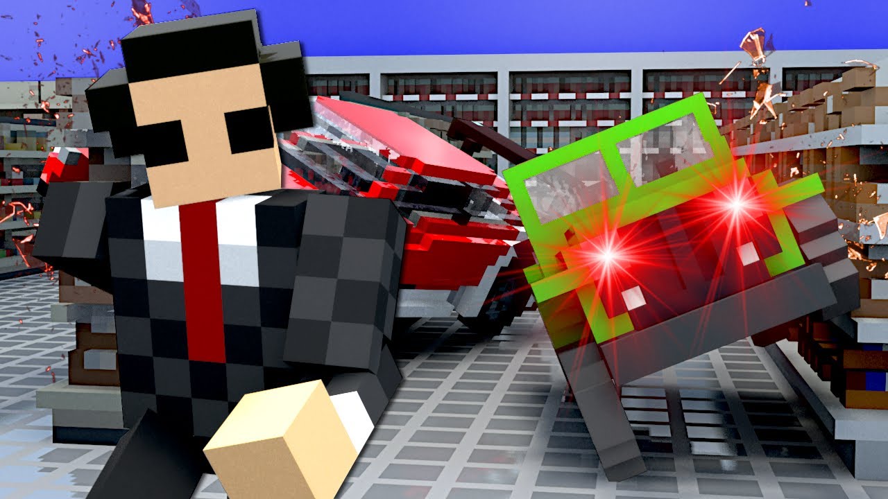 HAUNTED CARS DESTROY WALMART! (Teardown)