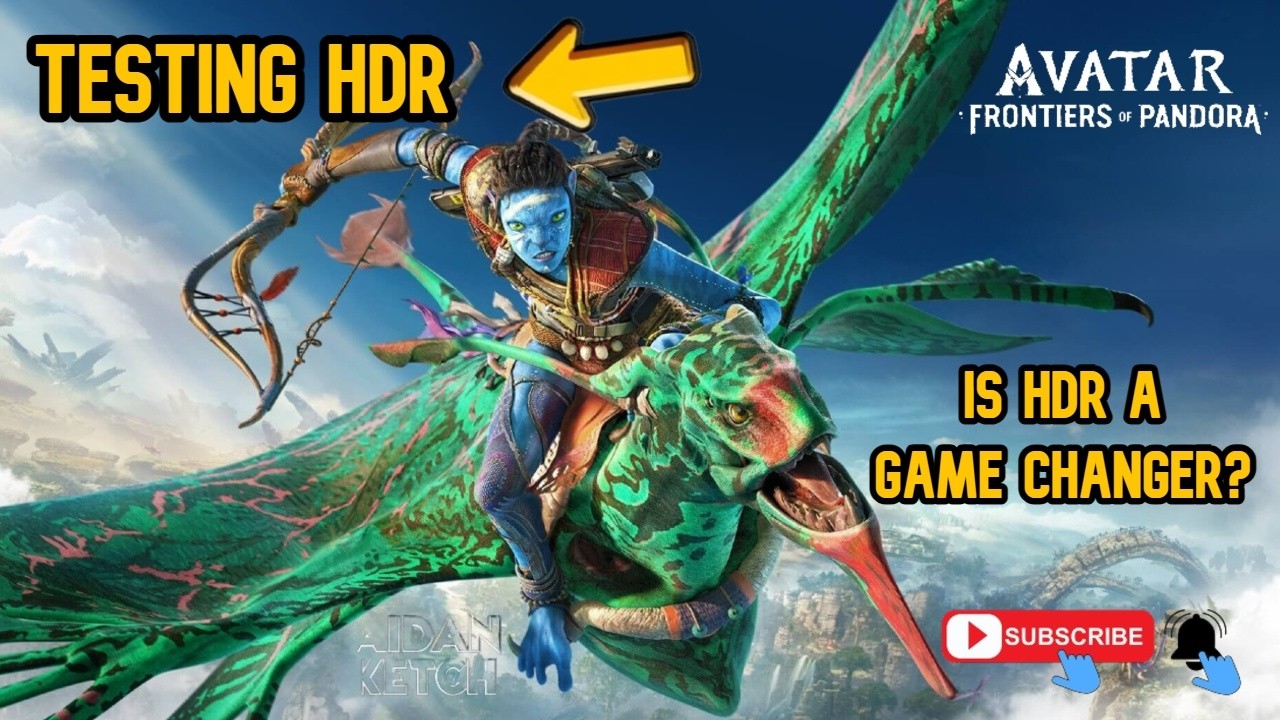 Testing HDR in Avatar Frontiers of Pandora