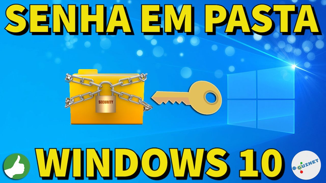 COMO COLOCAR SENHA EM PASTA - WINDOWS 10