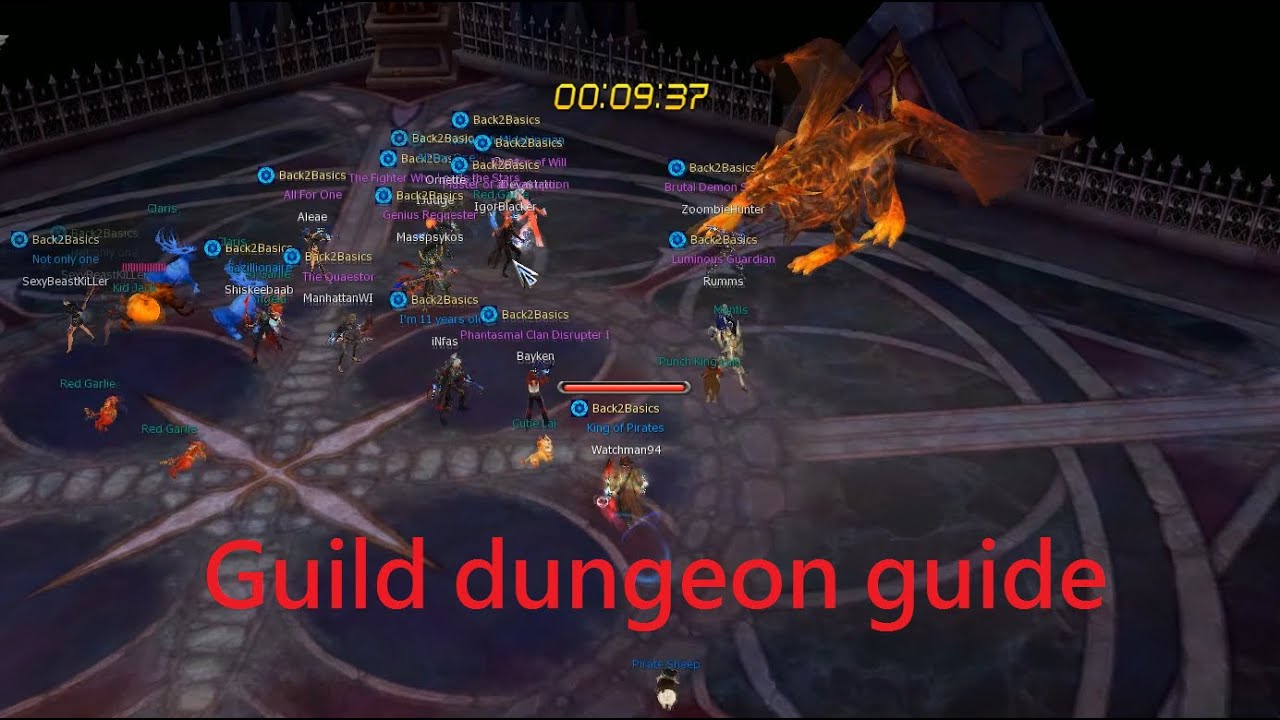 Guild dungeon system explained - Cabal Online