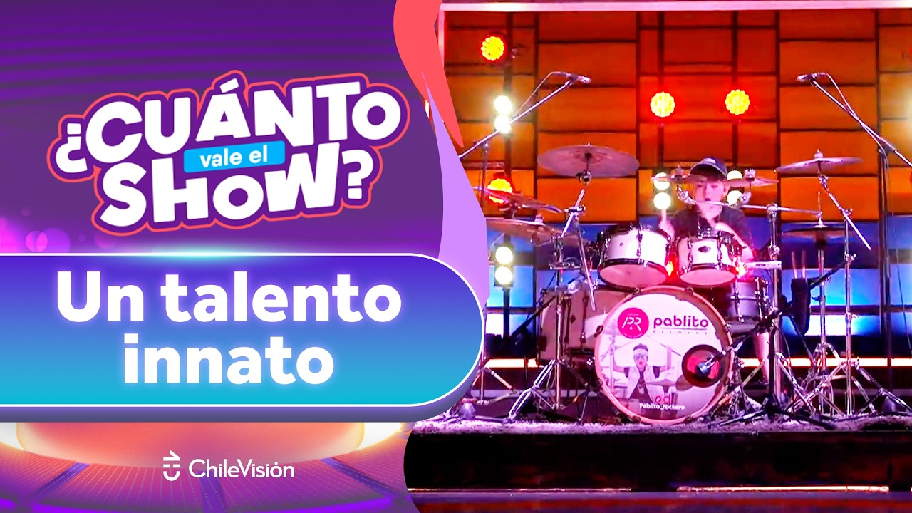 ¡LLENO DE ROCK! Pablito Rockero maravilló con su habilidad en la batería - Cuánto Vale el Show