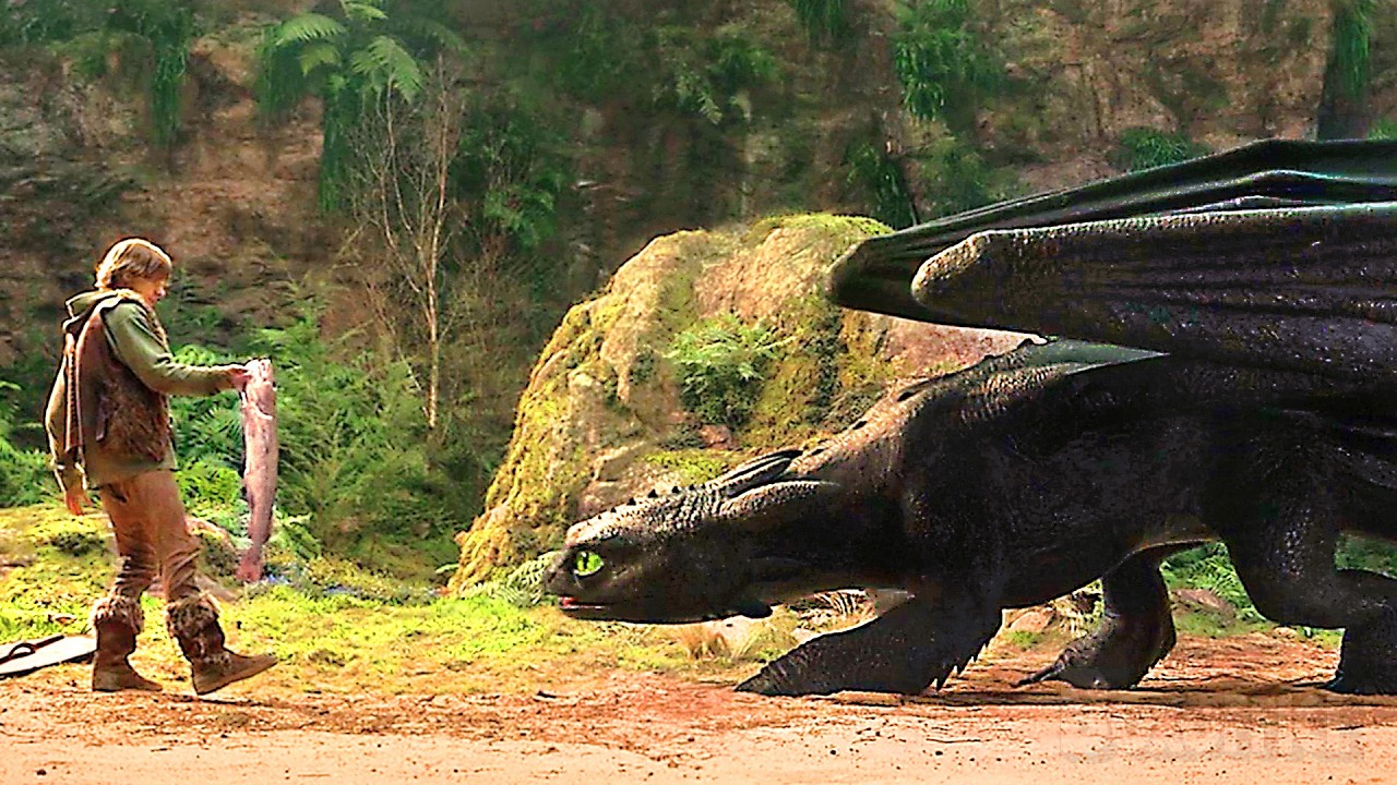 ¡Hipo y Chimuelo se vuelven los mejores amigos! | Cómo entrenar a tu dragón | Clip en Español